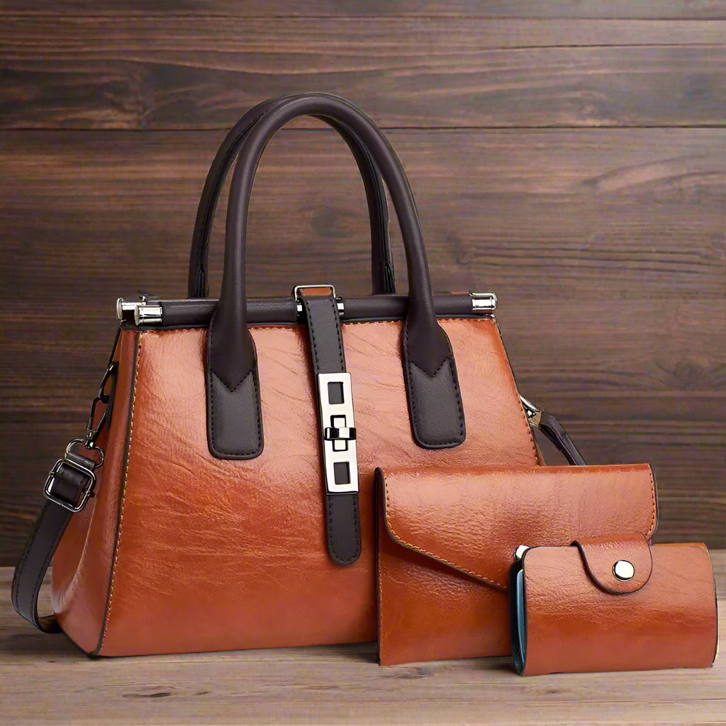 3-piece Large Crossbody Tote