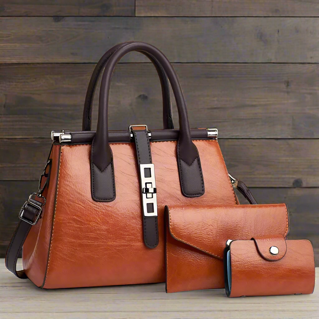 3-piece Large Crossbody Tote