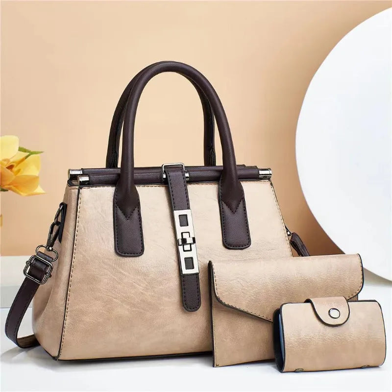 3-piece Large Crossbody Tote