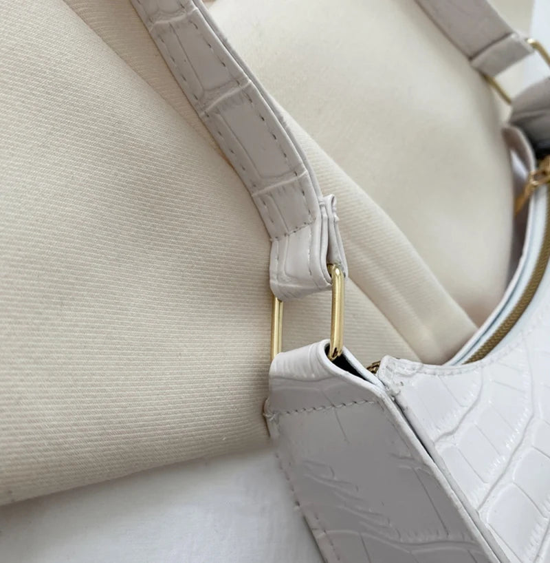 Alligator Print Women’s Shoulder Bag