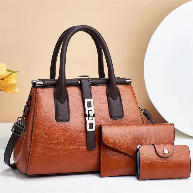 3-piece Large Crossbody Tote
