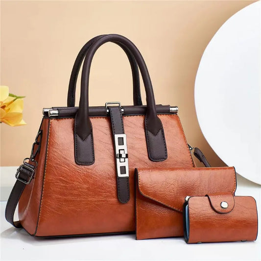 3-piece Large Crossbody Tote