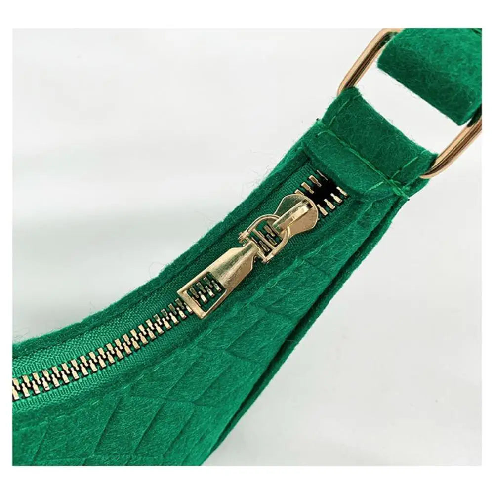 Half Moon Stone Print Shoulder Bag