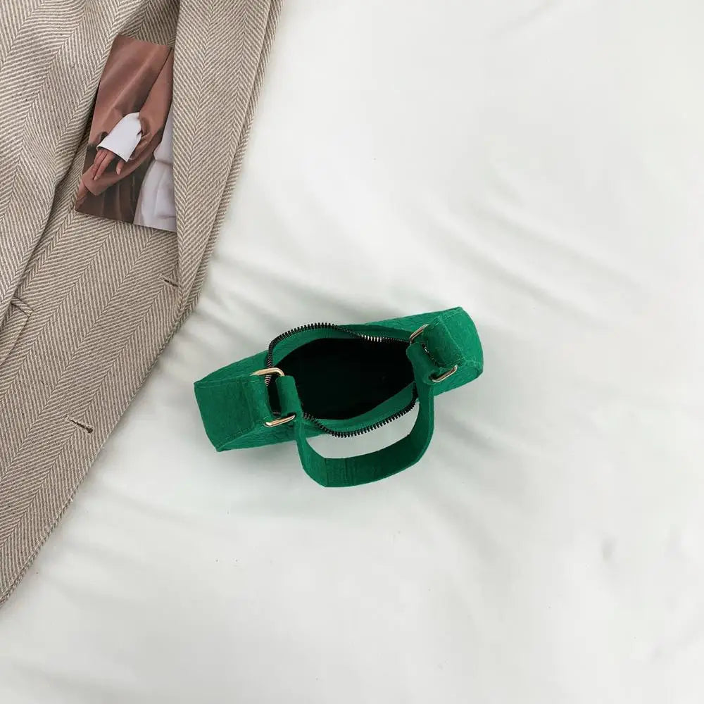 Half Moon Stone Print Shoulder Bag